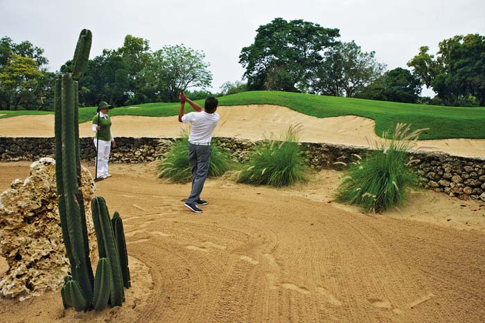 Bunker Shot - Courtesy of Bali National