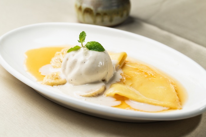 Char Char Banana Crepes Suzette