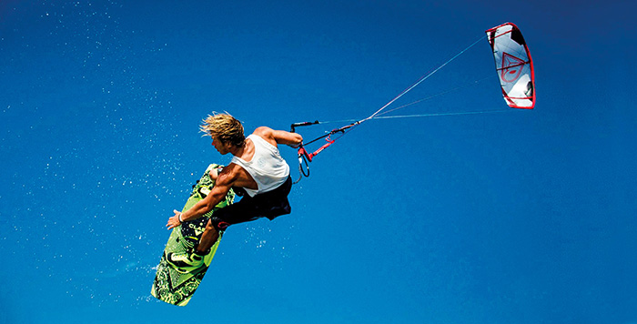 Water sports in Bali Sanur Kite Surfing