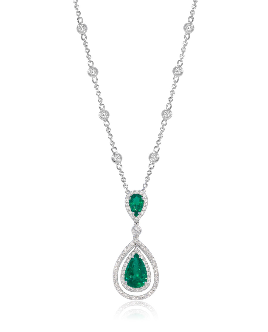 Jemme Bali Jewellery - EMERALD AVA PENDANT