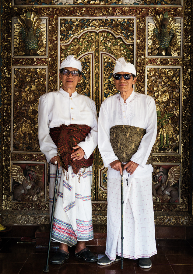 A.A. Ngurah Oka Silagunadha (left) and his twin A.A. Ngurah Rai Giri Gunadhi