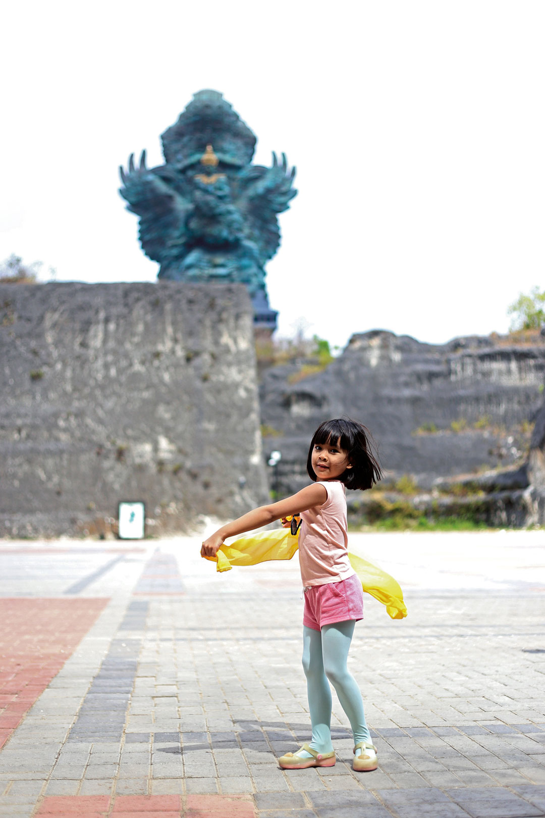 Fun with the Little One at GWK - NOW! Bali