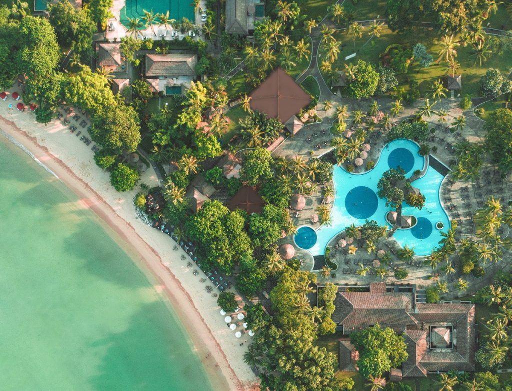 Melia Pool Aerial