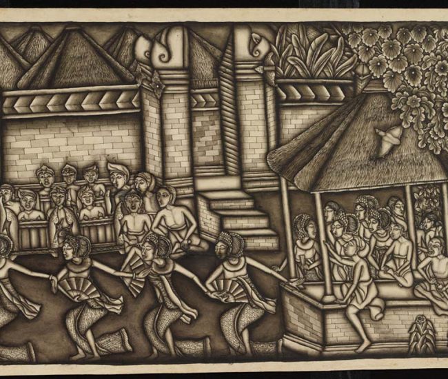 #4 Sketch by I Desak Putu Lambon. Image courtesy of the Robert Lemelson Collection.