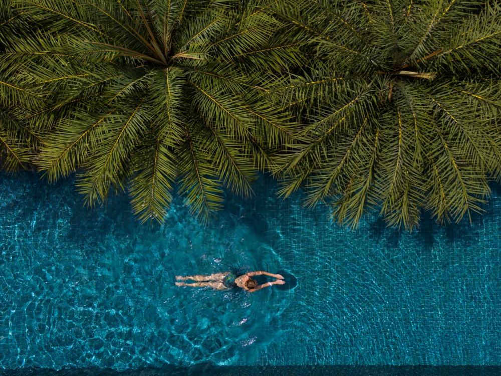 CC Pool from above