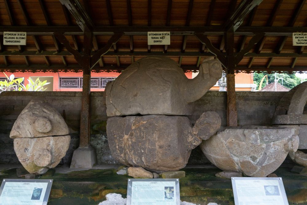 Stone Sarcophagi at Museum Gedong Arca