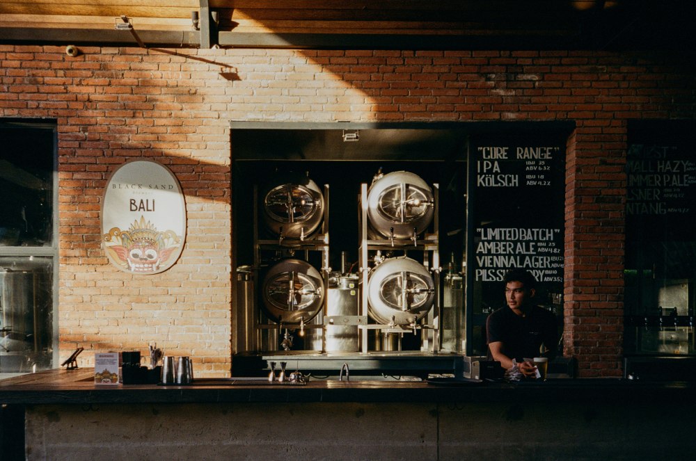 Bali Bar Draught Beer Microbrewery Black Sand Brewery