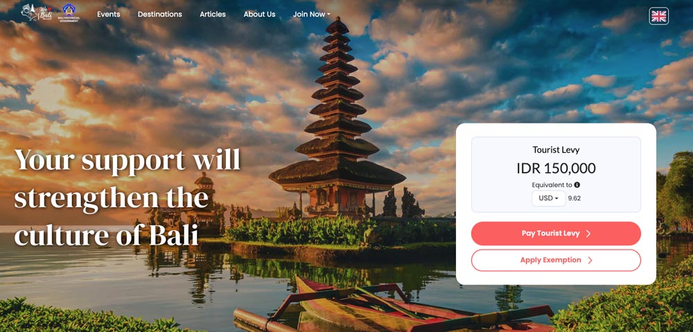 Bali International Tourism Levy