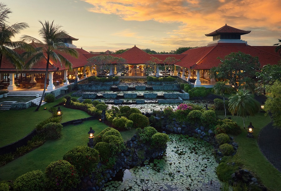 GHBALI - Lobby Aerial View Dusk