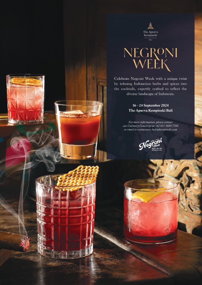 Negroni Week 2024 - Kempinski Bali 1