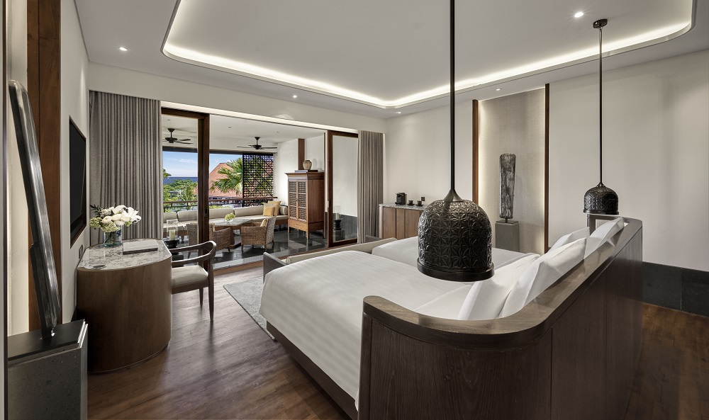 InterContinental Bali Sanur Resort - Junior Suite Twin Ocean View Bedroom